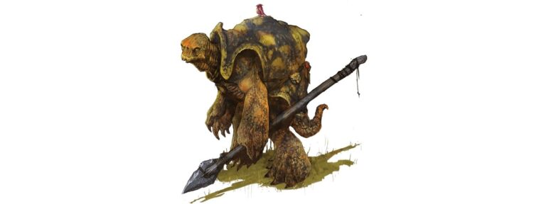 5e Tortle Carrying A Spear