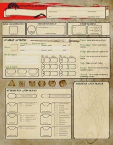 Free and Custom DnD Character Sheets - The Best Sheets