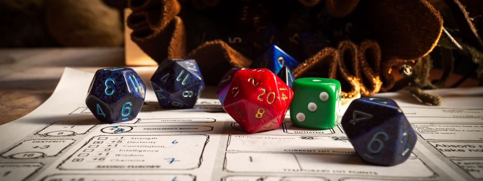 DnD Dice And Character Builder Sheet