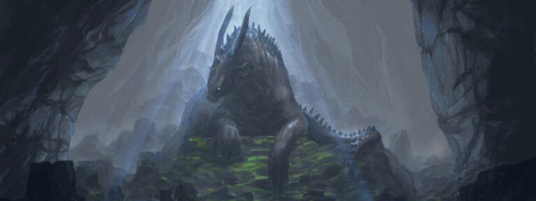 Dragon in Cave - 5e Legendary and Lair Actions