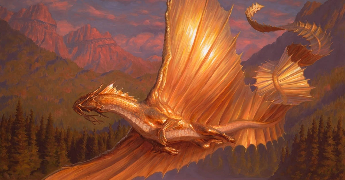 Adult Golden Dragon - Fizbans Dragon Types 5e