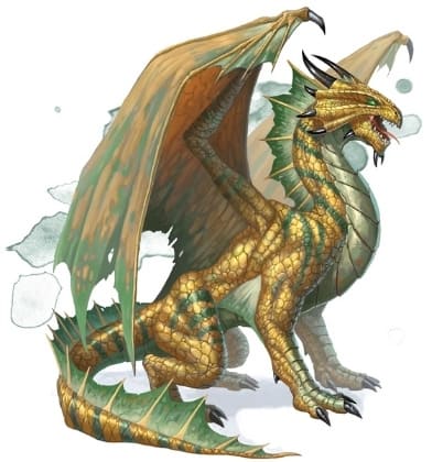 Bronze Dragon DnD