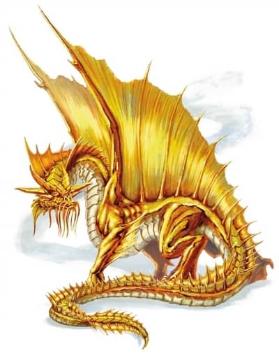 Gold Dragon DnD
