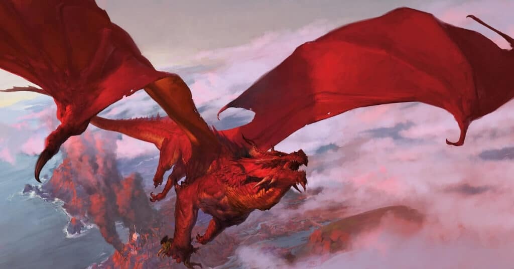 Red Dragon Flying