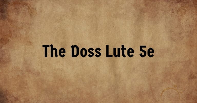 The Doss Lute 5e