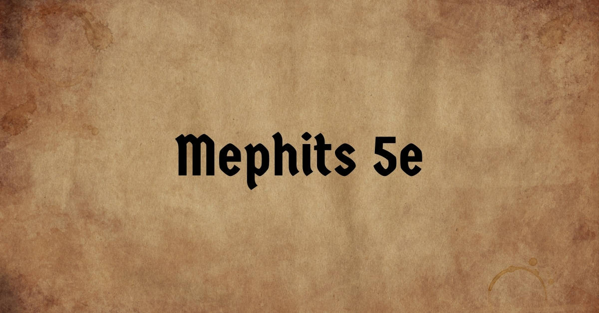 Mephits 5e