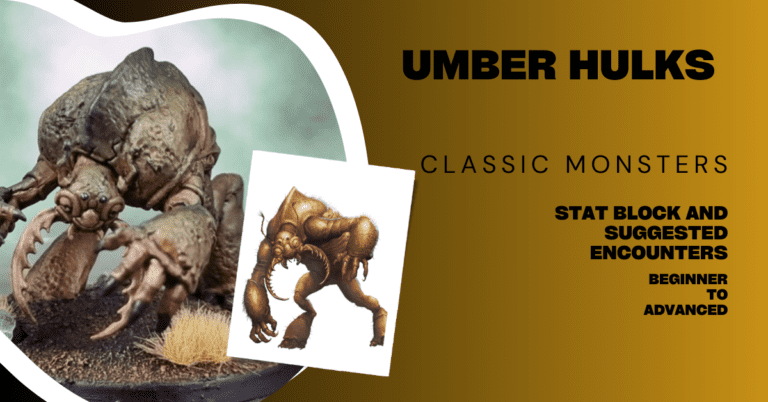 Umber Hulk 5e: Stat Block, Guide (Plus our Favorite Encounters)