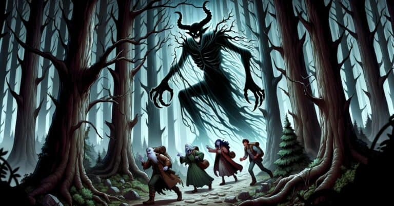 Shadow Demon in the Woods