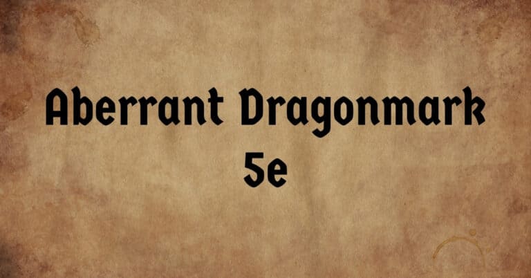 Aberrant Dragonmark