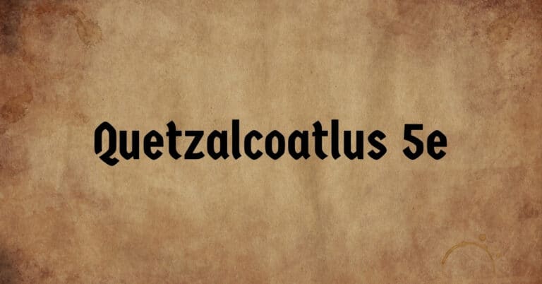Quetzalcoatlus 5e
