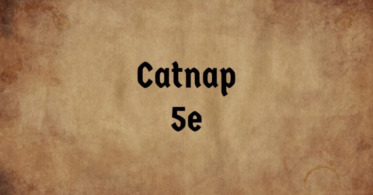 Catnap 5e
